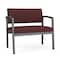 Lesro Lenox Steel Bariatric Chair Metal Frame, Charcoal, RF Nebbiolo Upholstery LS1401 - alternate 1